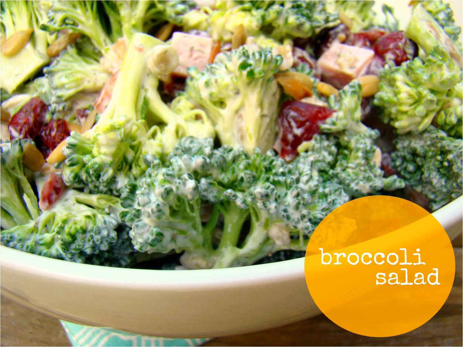 Broccoli Salad Dressing
 Family Feedbag Broccoli salad with lemon dill dressing