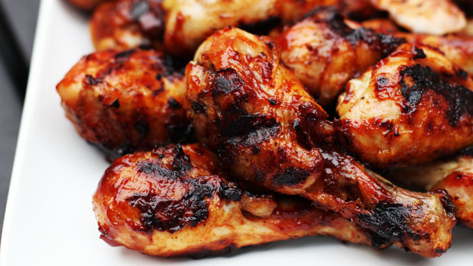 Broiled Chicken Legs
 Grilled Barbecued Chicken Legs Kitchen Explorers