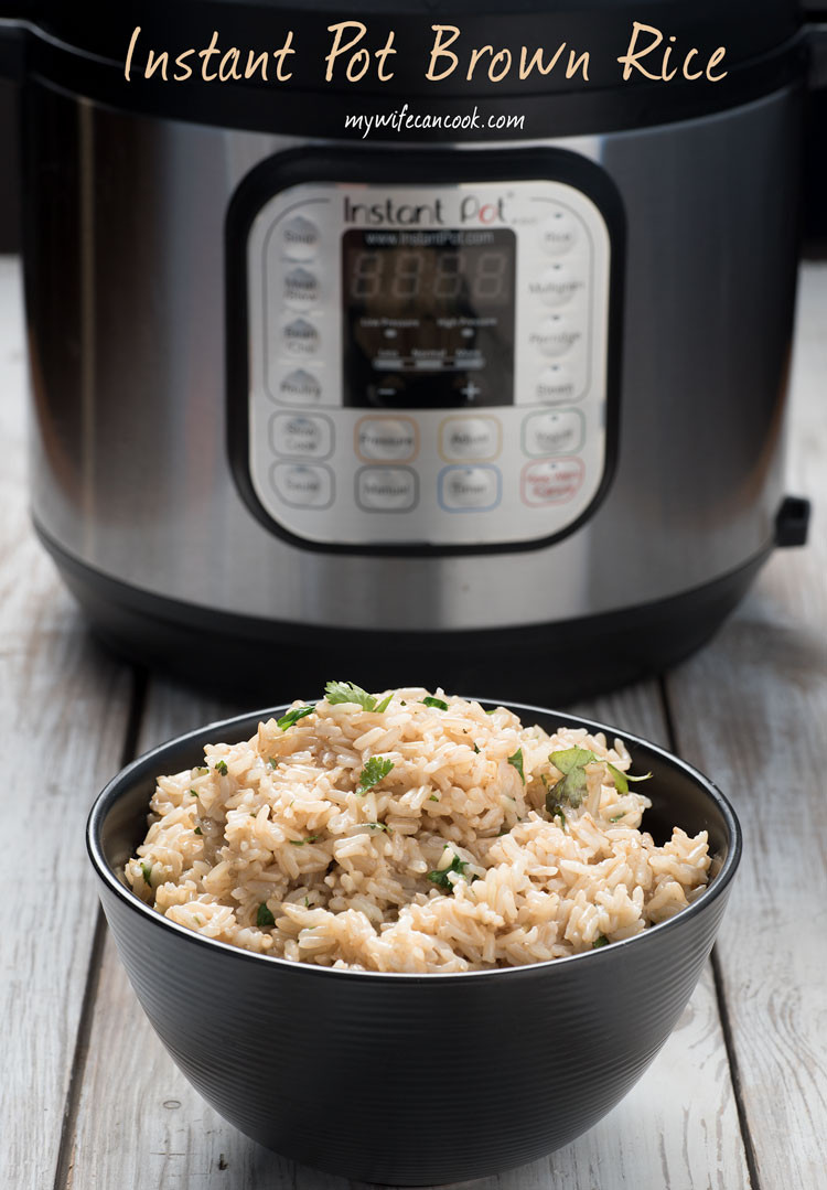 Brown Rice Instant Pot Recipe
 Instant Pot Brown Rice Never fix rice the hard way again