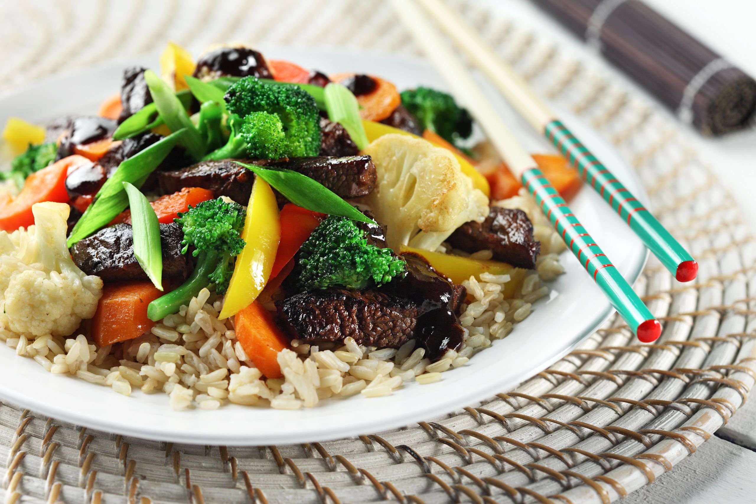 Brown Rice Stir Fry
 Zesty Beef Stir Fry Over Brown Rice Nutritious Life