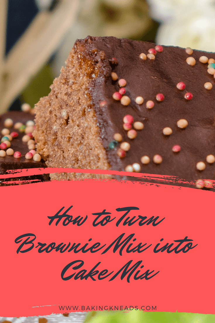 Brownies From Cake Mix
 How to Turn Brownie Mix into Cake Mix Baking Kneads LLC