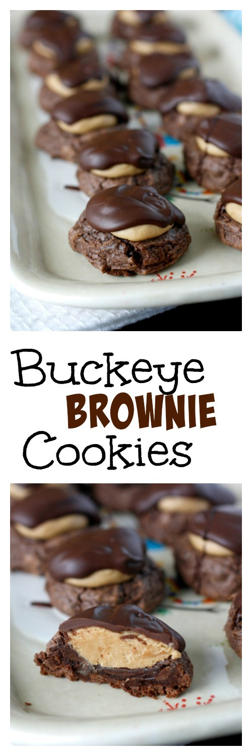 Buckeye Cookies Recipe
 Buckeye Brownie Cookies