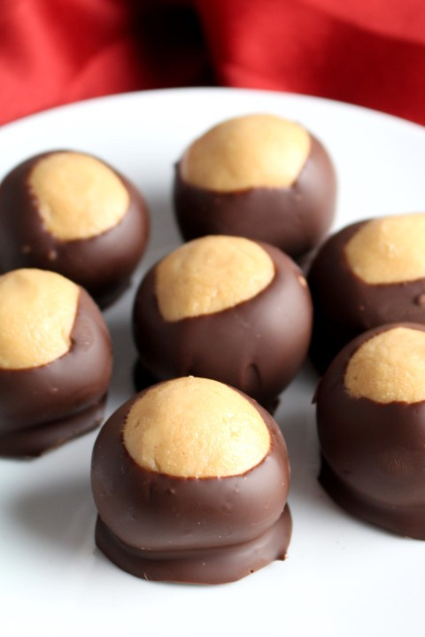 Buckeye Cookies Recipe
 Buckeyes Peanut Butter Balls Chocolate With Grace