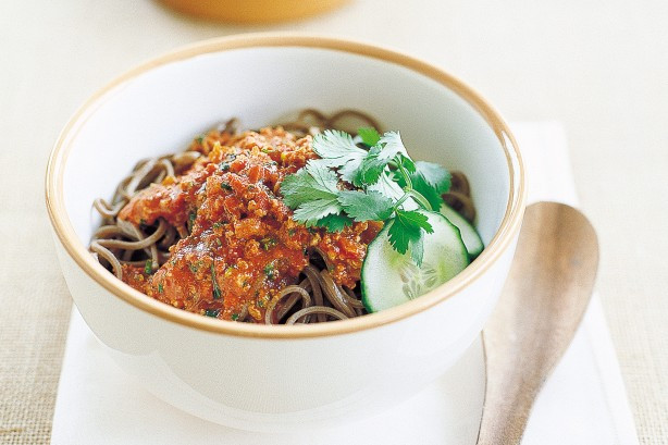 Buckwheat Noodles Gluten Free
 Buckwheat Noodles With Spicy Bolognaise gluten free