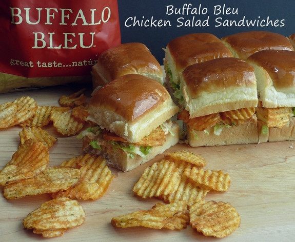 Buffalo Chicken Salad Sandwiches
 Buffalo Bleu Chicken Salad Sandwiches and Packing the