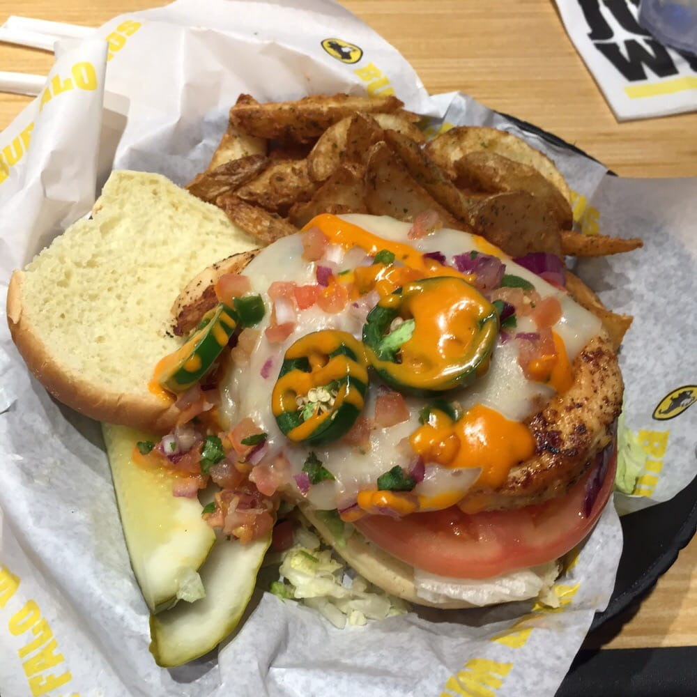 Buffalo Wild Wings Grilled Chicken Buffalito
 Build your own grilled chicken sandwich Wanted to try