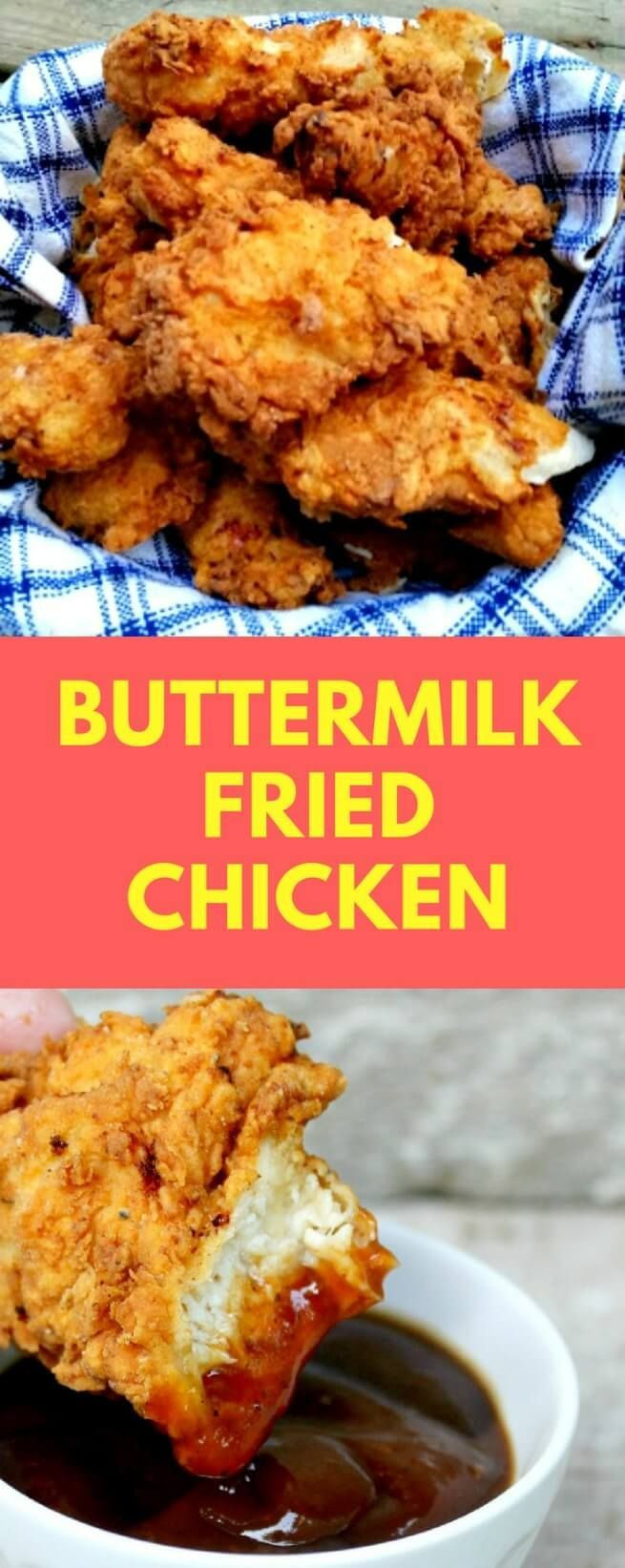 Buttermilk Fried Chicken Recipe
 3278 best Chicken Recipes images on Pinterest