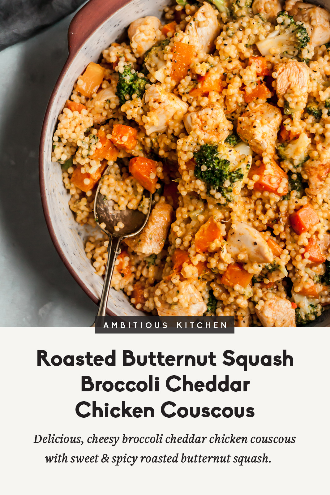 Butternut Squash Dinner Recipes
 Roasted Butternut Squash Broccoli Cheddar Chicken Couscous