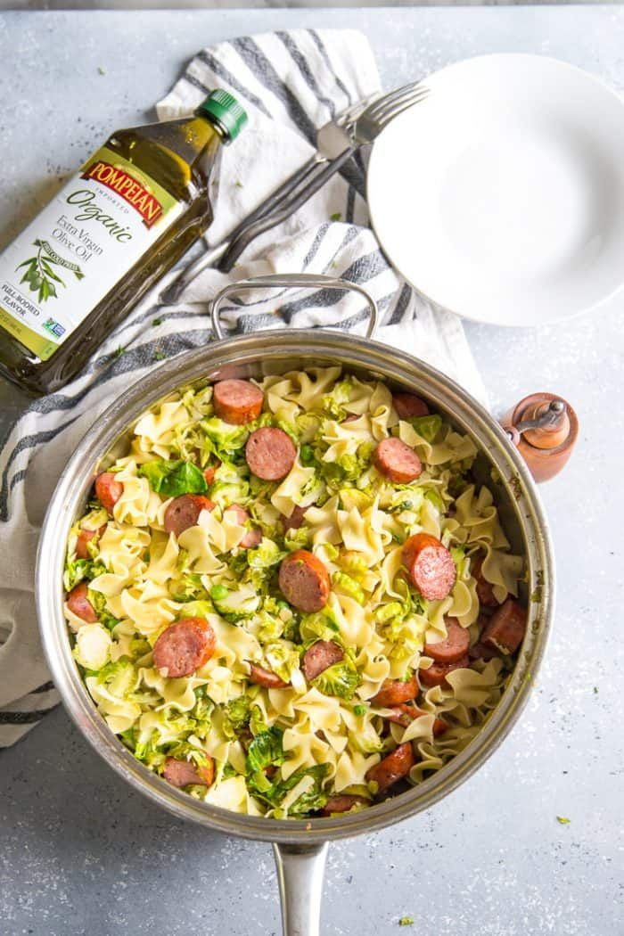 Cabbage Sausage Noodles
 Easy Cabbage and Sausage Noodles Recipe