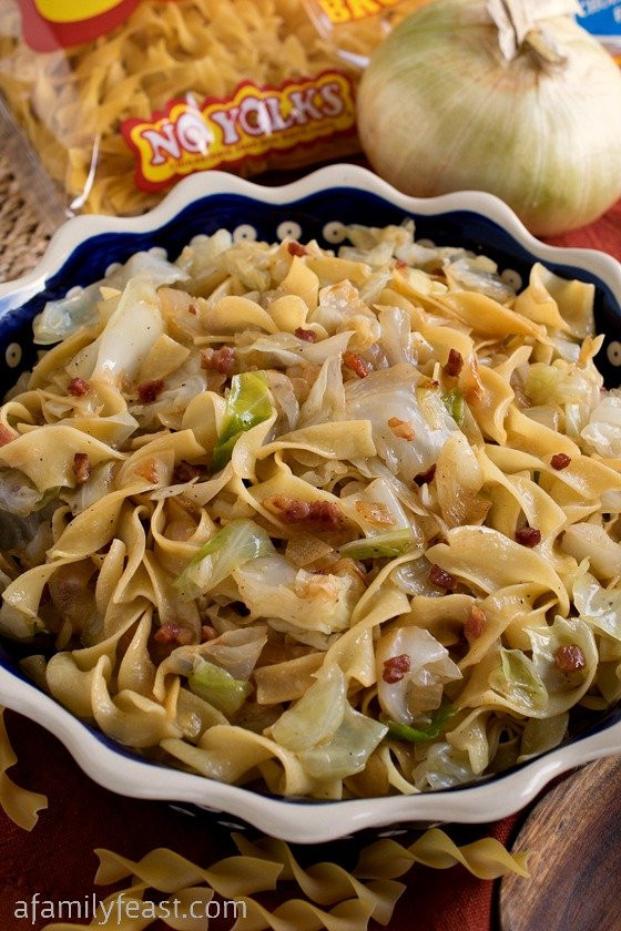 Cabbage Sausage Noodles
 Haluski Fried Cabbage and Noodles A Family Feast