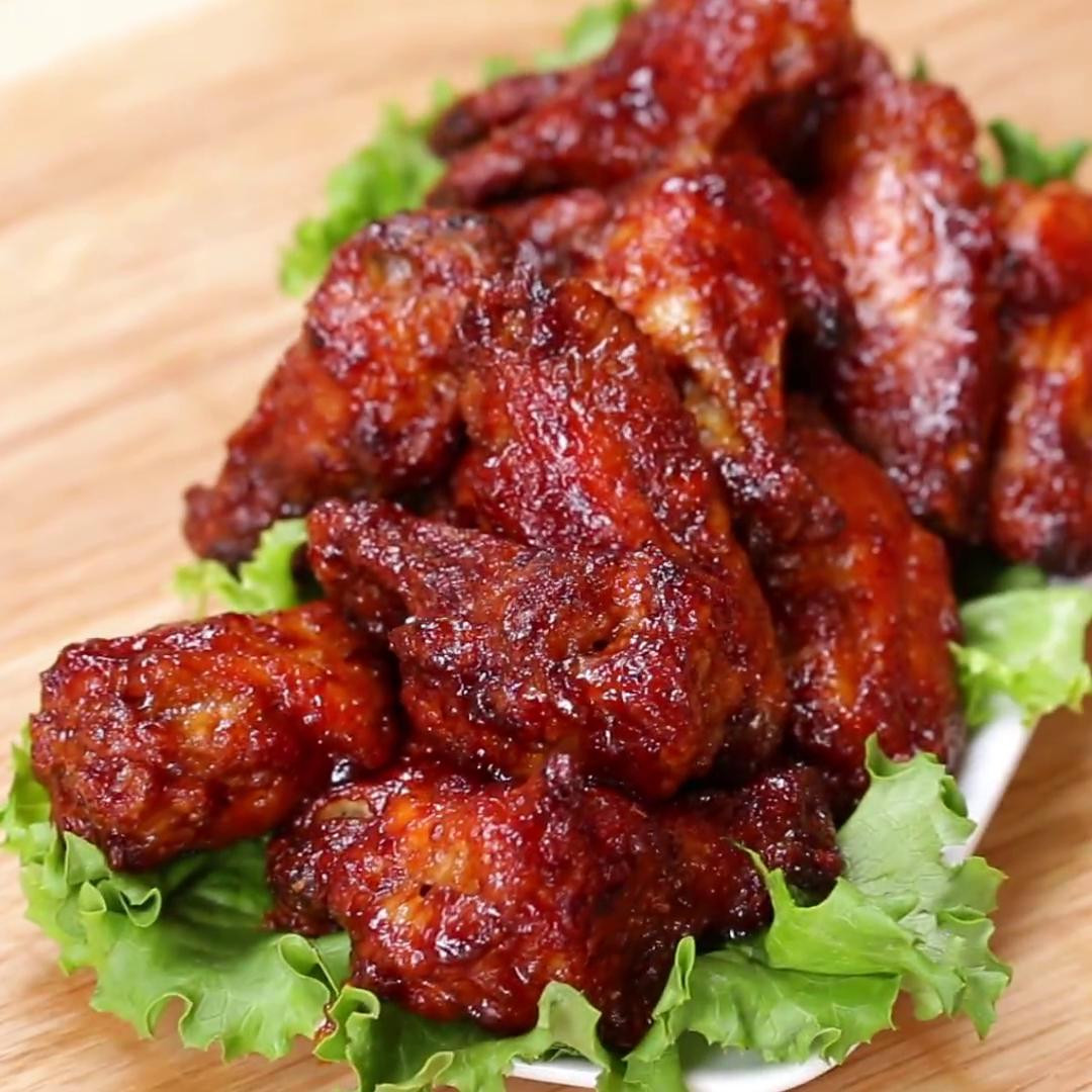 Calories In Bbq Chicken Wings
 Honey BBQ Chicken Wings Recipe by Tasty