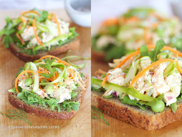 Calories In Chicken Salad Sandwich
 Epicurean Mom Healthy Chicken Salad Sandwich Recipe