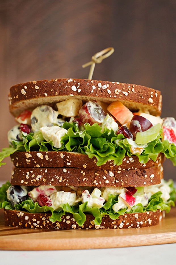 Calories In Chicken Salad Sandwich
 Healthier Chicken Salad Sandwich Recipe