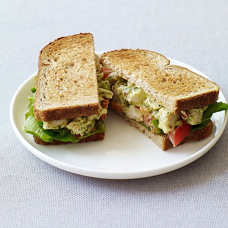 Calories In Chicken Salad Sandwich
 Pesto chicken salad sandwiches Recipes