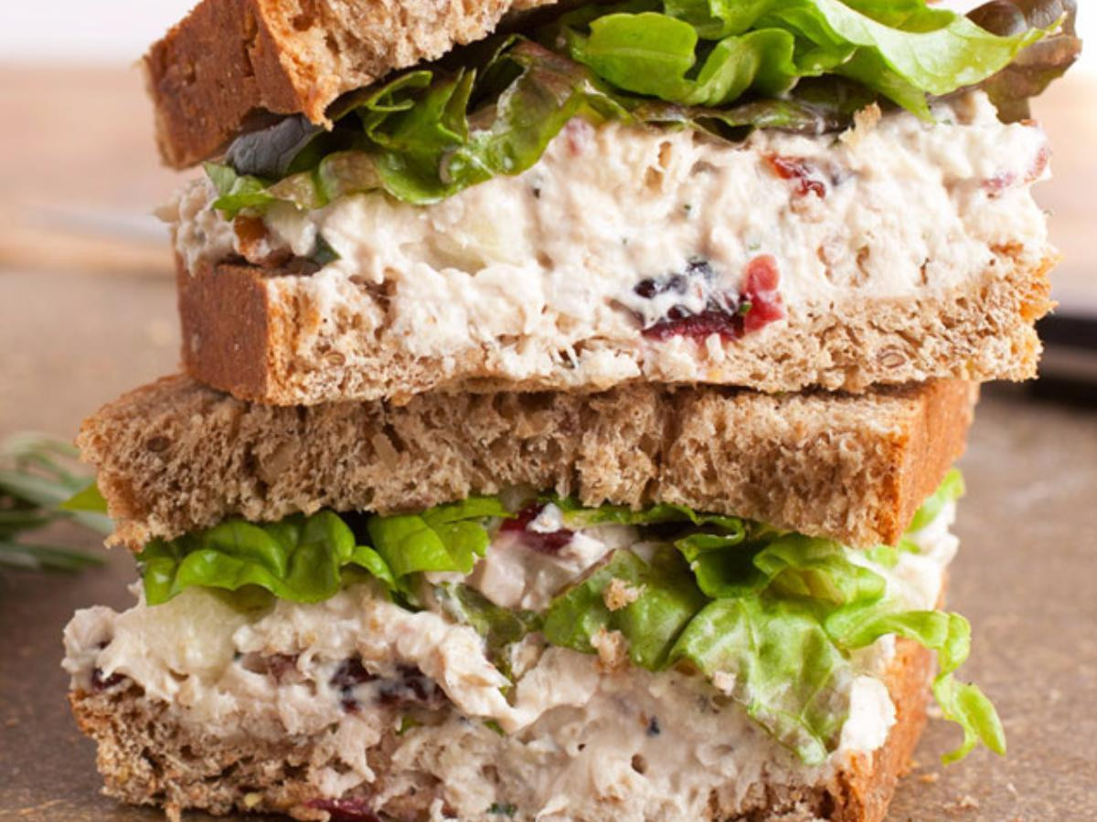 Calories In Chicken Salad Sandwich
 Quick and Easy Chicken Salad Sandwich Recipe and Nutrition