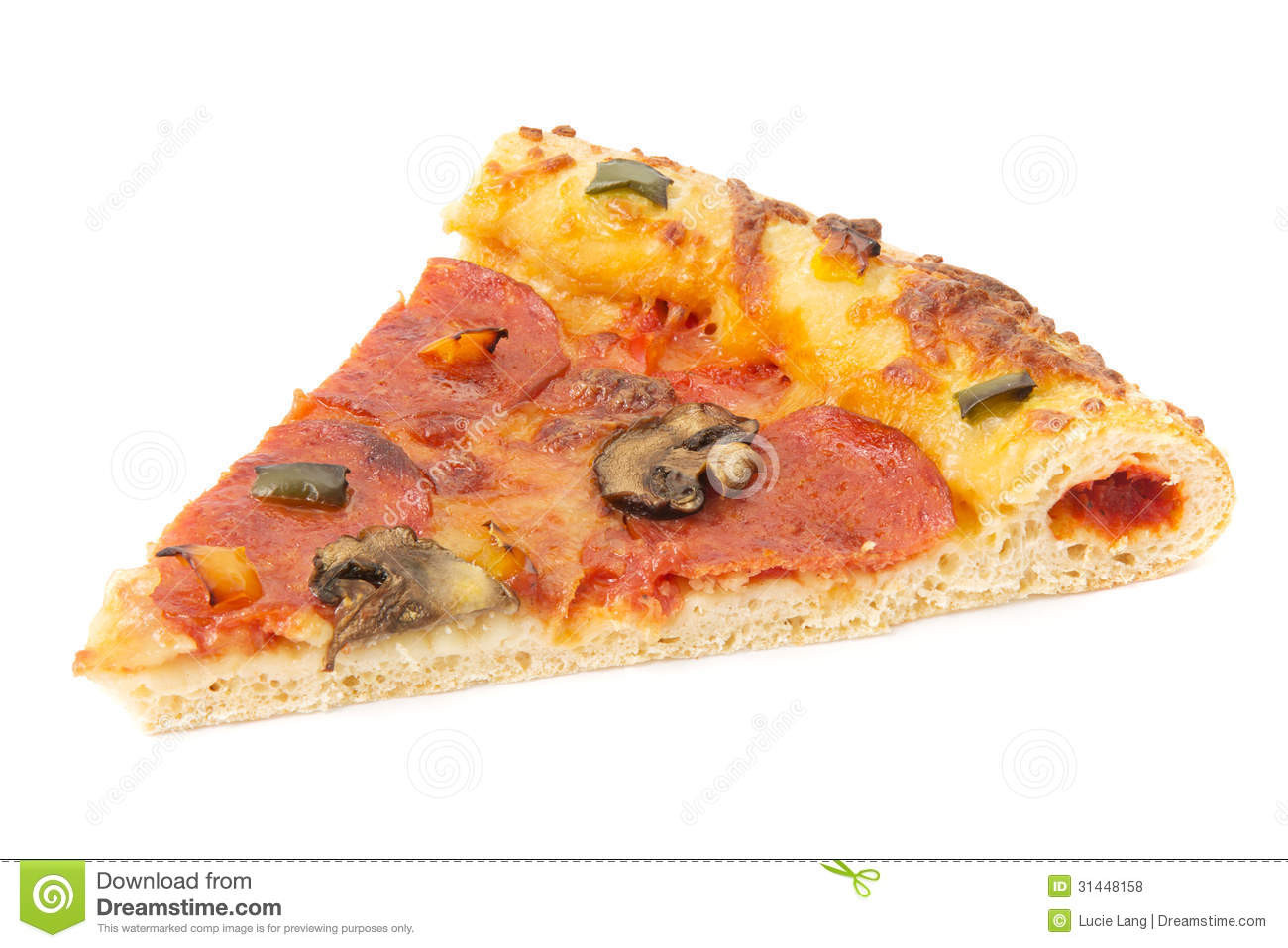 Calories In One Slice Of Pepperoni Pizza
 Single Slice Pepperoni Pizza Stock Image of