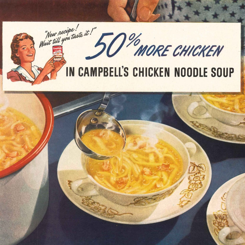 Campbell Chicken Noodle Soup
 Campbell s Chicken Noodle Soup Vintage Ads