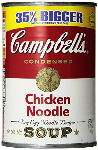 Campbell Chicken Noodle Soup
 Campbell s Chicken Noodle Soup 14 75 Ounce Cans Pack of 12