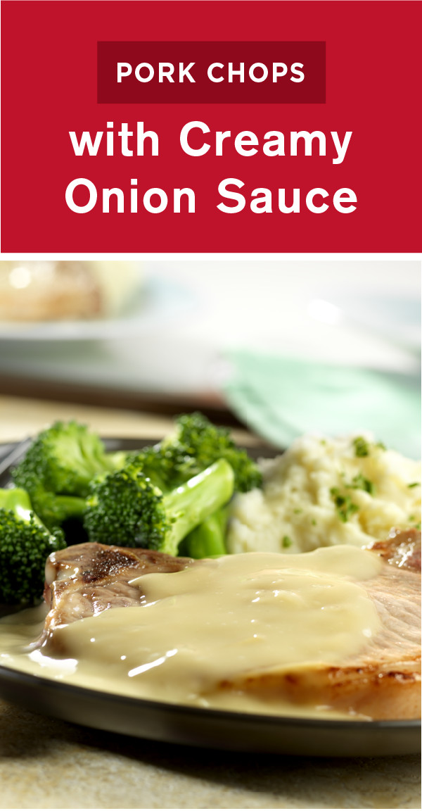 Campbell Soup Recipes For Pork Chops
 Pork Chops with Creamy ion Sauce Recipe