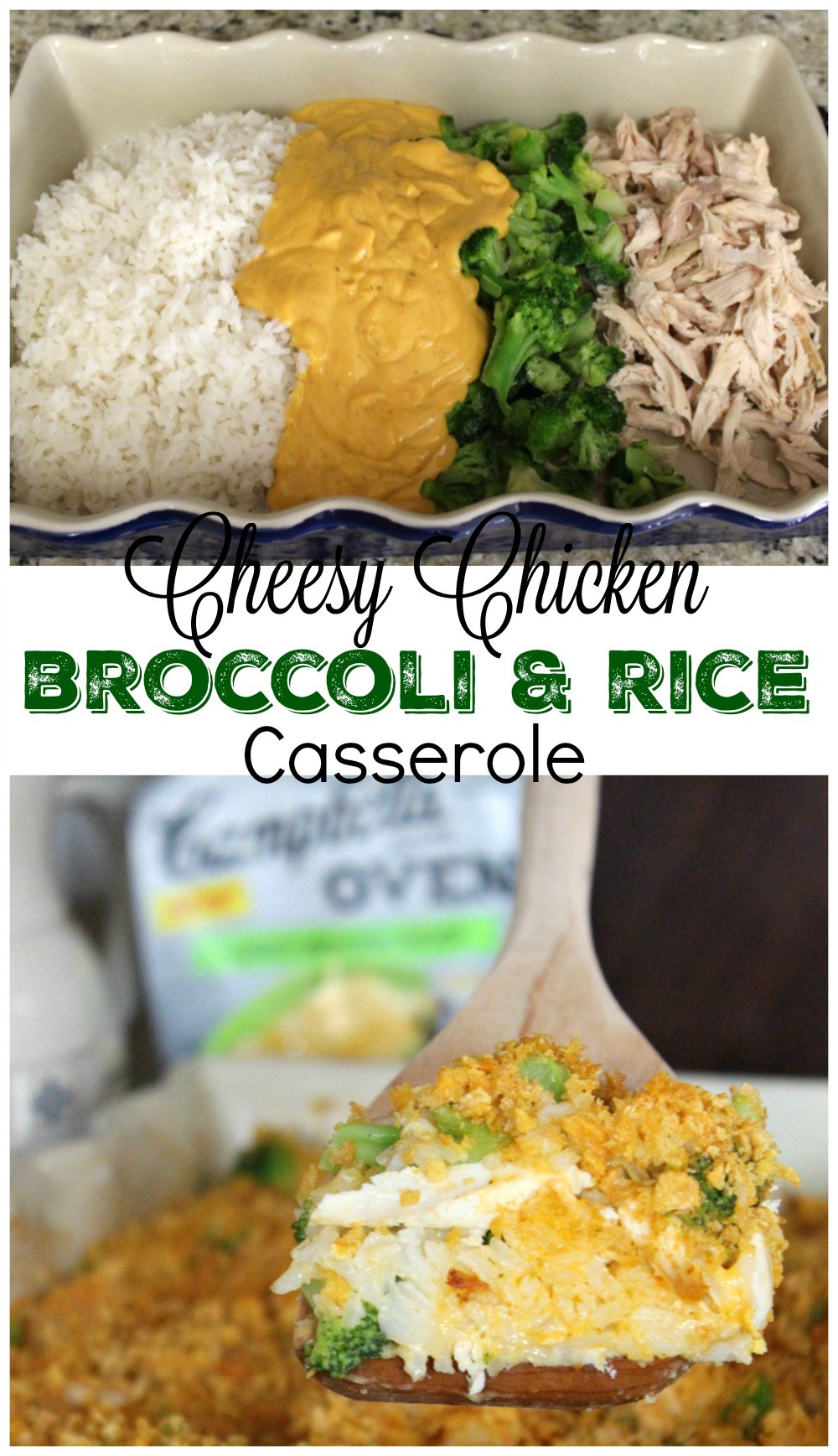 Campbells Chicken And Broccoli Casserole
 Cheesy Chicken Broccoli and Rice Casserole