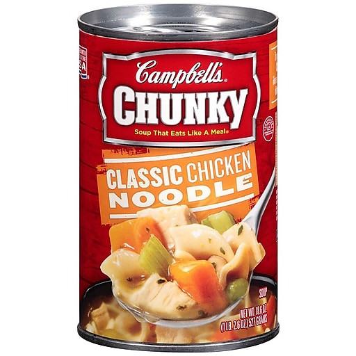 Campbells Chicken Noodle Soup
 Shop Staples for Campbells Chunky Classic Chicken Noodle