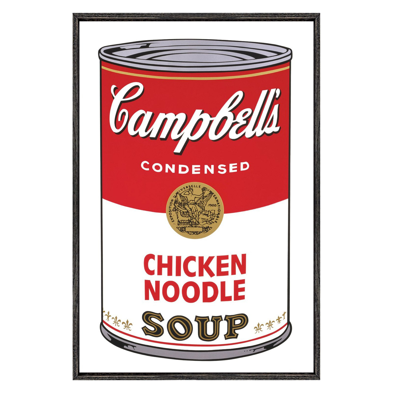 Campbells Chicken Noodle Soup
 Campbells Soup I Chicken Noodle 1968 18 x 12 in at