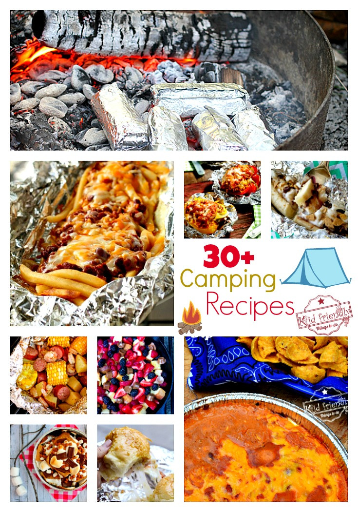 Campfire Dinner Recipes
 Easy and Savory Grilled Campfire Potatoes in a Foil Packet