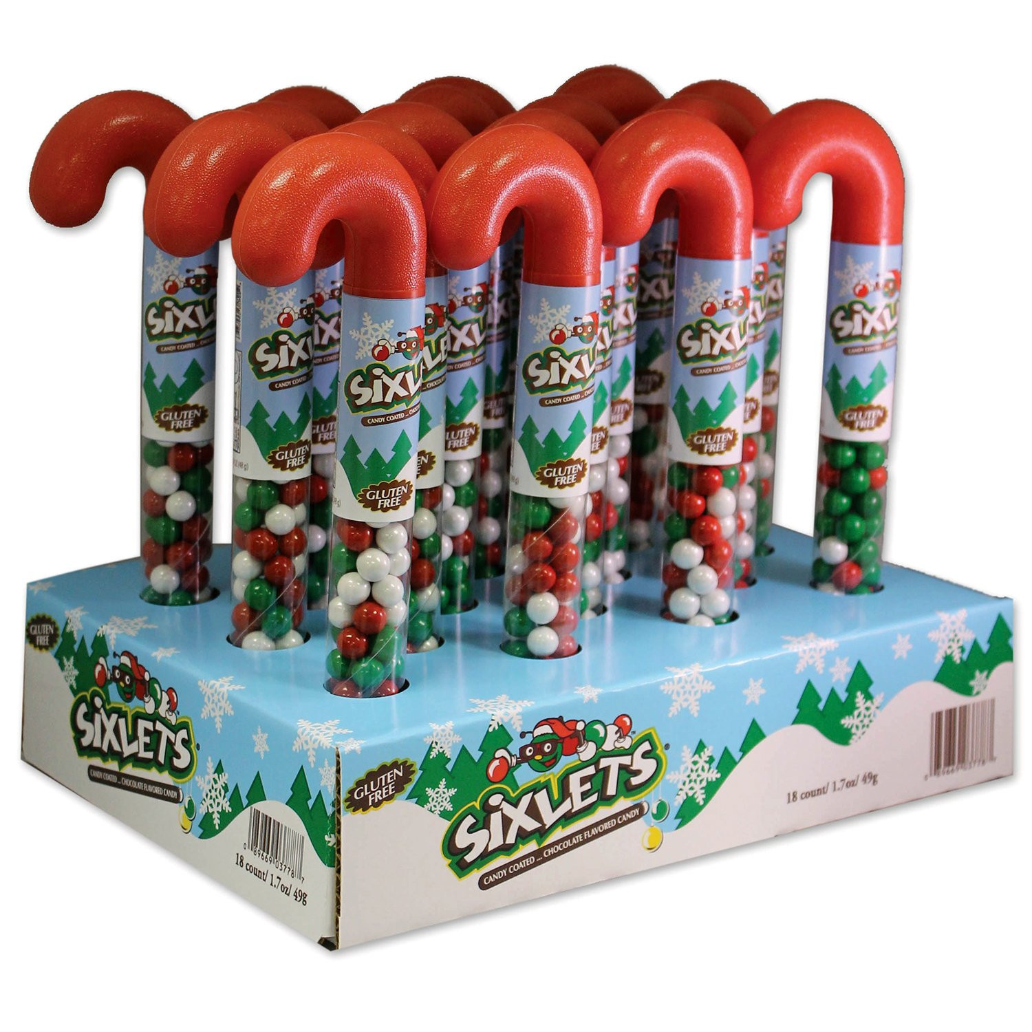 Candy Cane Christmas Shop
 Christmas Sixlets Candy Cane Candy Store