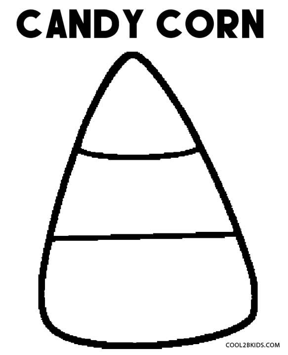 Candy Corn Coloring Page
 Printable Candy Coloring Pages For Kids