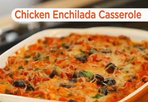 Canned Chicken Casserole
 Cooking with Cans Chicken Enchilada Casserole video