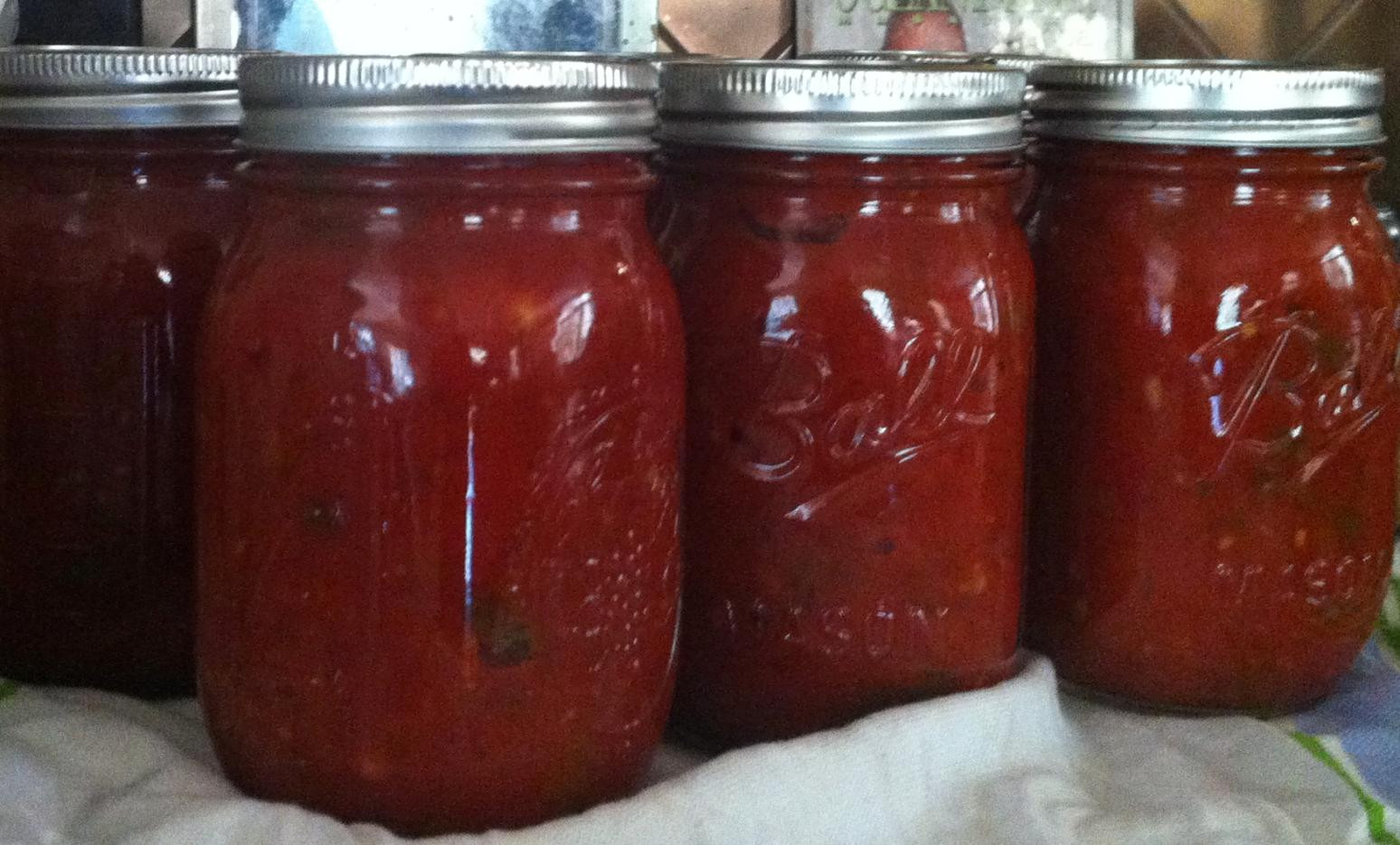 Canning Spaghetti Sauce
 Easy Chunky Canned Pasta or Pizza Sauce Recipe