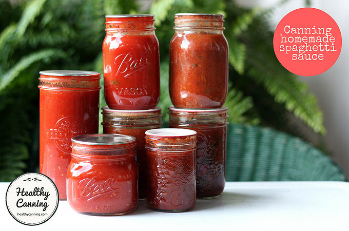 Canning Spaghetti Sauce
 Canning homemade spaghetti sauces Healthy Canning