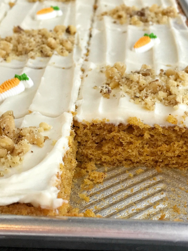 Carrot Cake Recipe With Baby Food
 Sheet Pan Carrot Cake Bars surprise ingre nt
