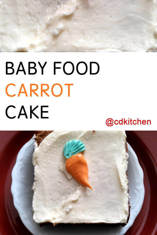 Carrot Cake Recipe With Baby Food
 Baby Food Carrot Cake Recipe