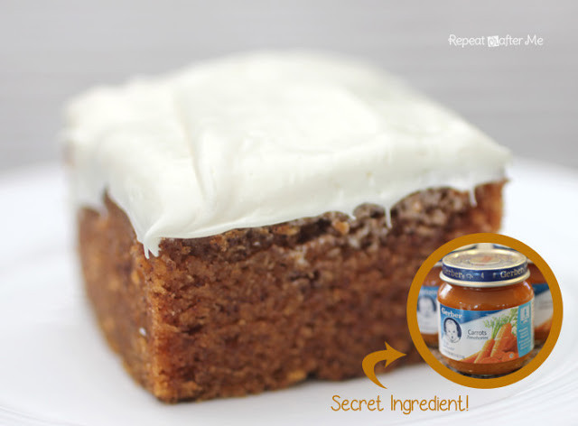 Carrot Cake Recipe With Baby Food
 The Best Carrot Cake Bars Ever Repeat Crafter Me
