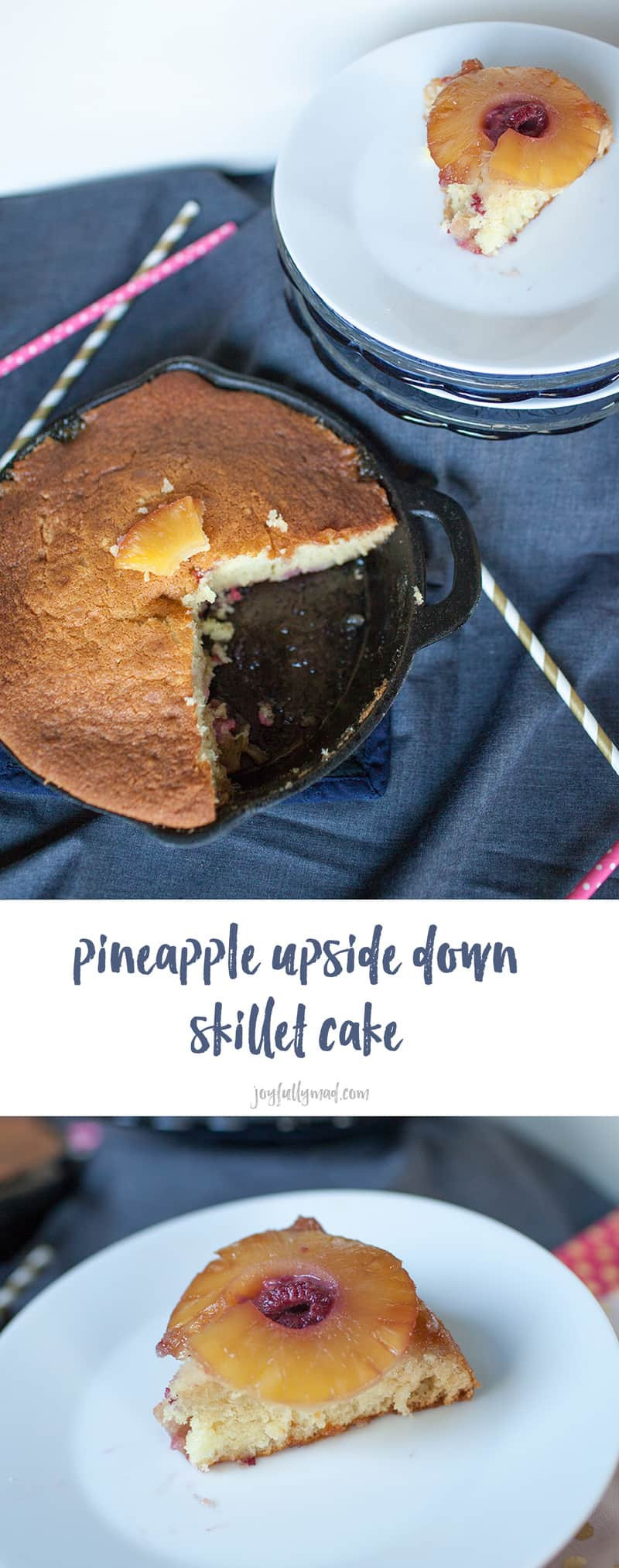 Cast Iron Skillet Pineapple Upside Down Cake
 Pineapple Upside Down Skillet Cake