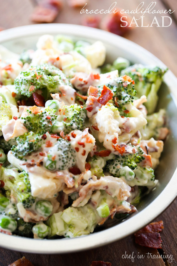 Cauliflower Broccoli Salad
 Cauliflower Recipe Round Up