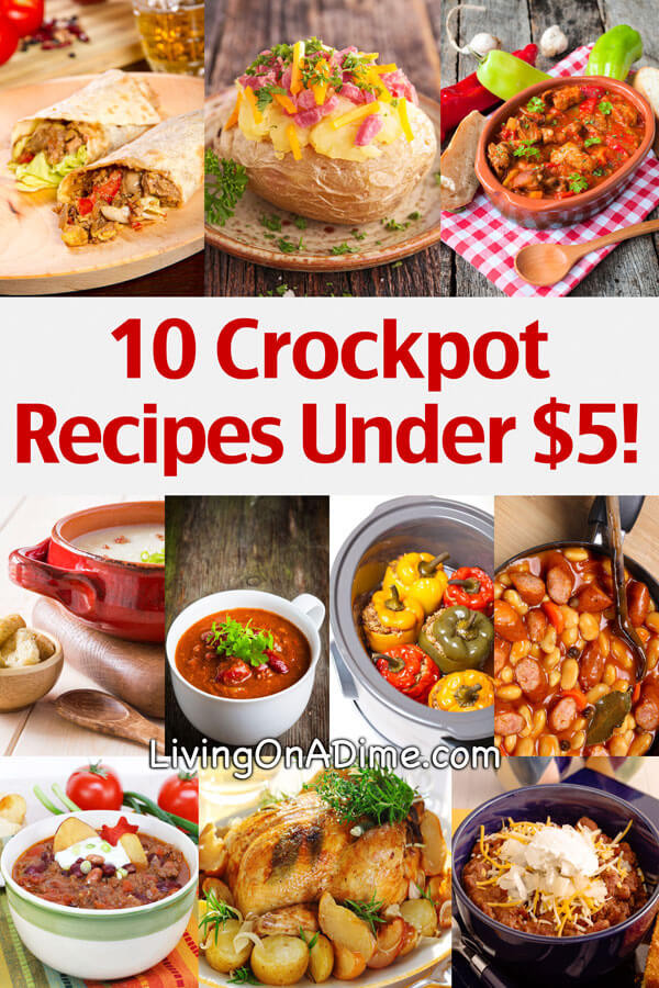 Cheap And Easy Dinner Ideas
 10 Crockpot Recipes Under $5 Easy Meals Your Family Will
