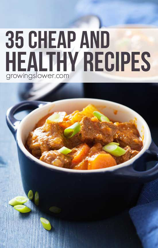 Cheap Healthy Dinner
 35 Cheap and Healthy Recipes Meal Ideas on a Tight Bud