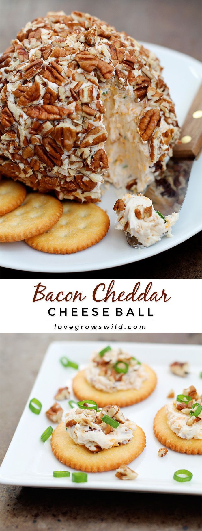 Cheddar Cheese Appetizers
 Bacon Cheddar Cheese Ball Recipe