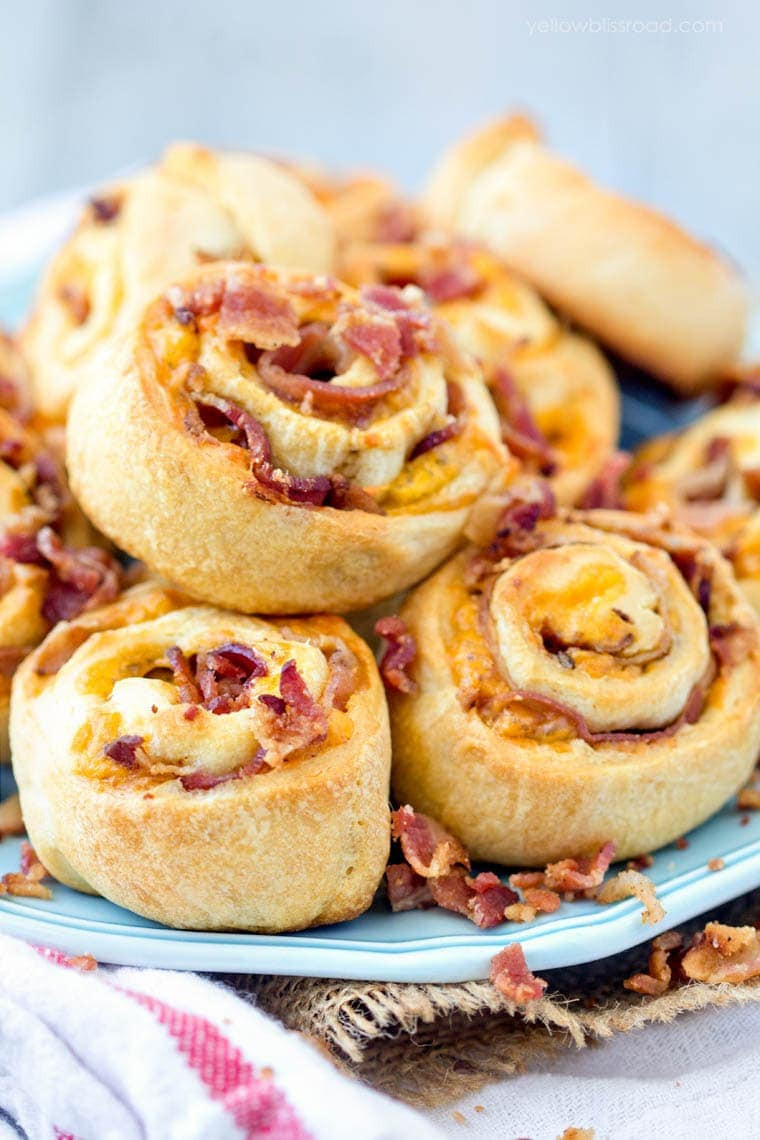 Cheddar Cheese Appetizers
 Bacon Cheddar Pinwheels