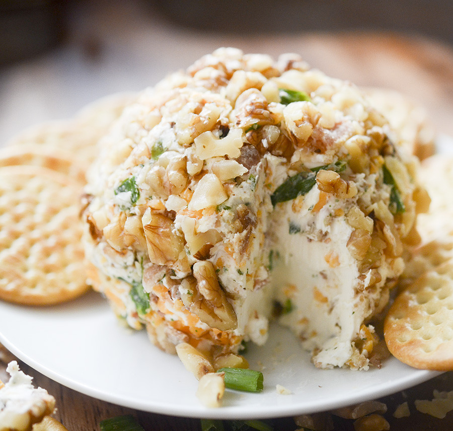 Cheddar Cheese Appetizers
 Cheddar Bacon Ranch Cheese Ball – Recipe Diaries