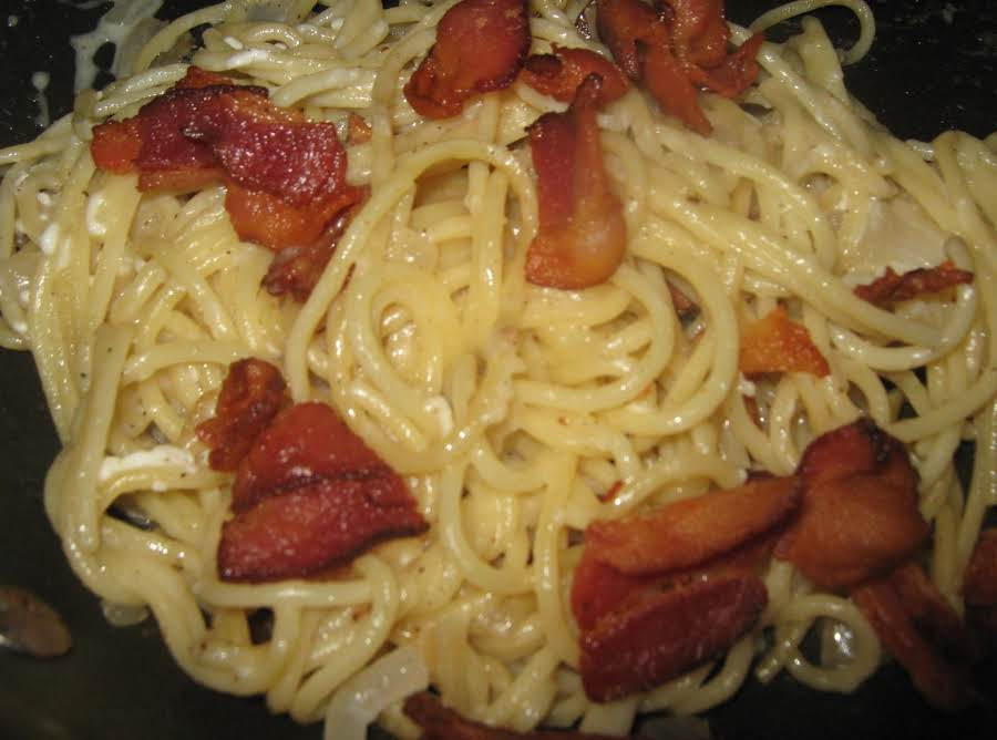 Cheese For Spaghetti
 Baconcottage Cheese Spaghetti Recipe