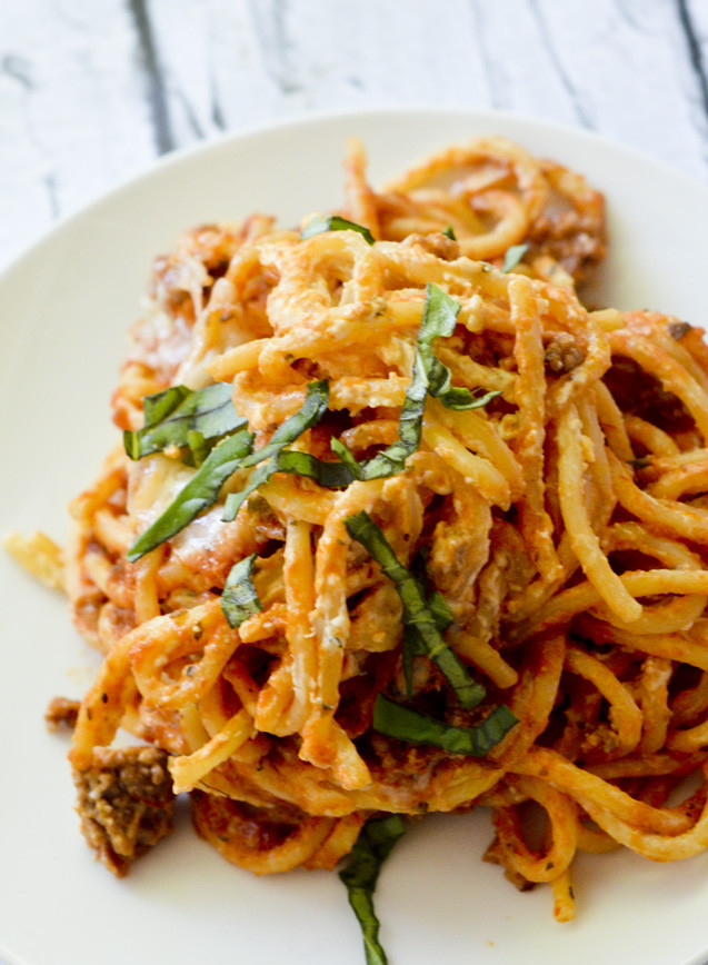 Cheese For Spaghetti
 Baked Cream Cheese Spaghetti Casserole – Recipe Diaries