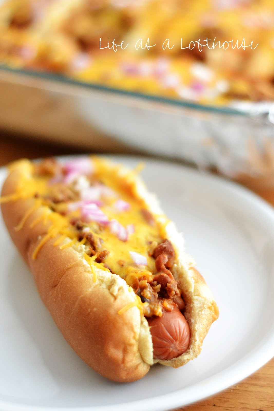 Cheese Hot Dogs
 Oven Baked Chili Cheese Dogs