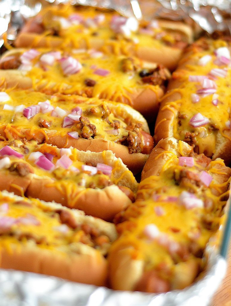 Cheese Hot Dogs
 Oven Baked Chili Cheese Dogs