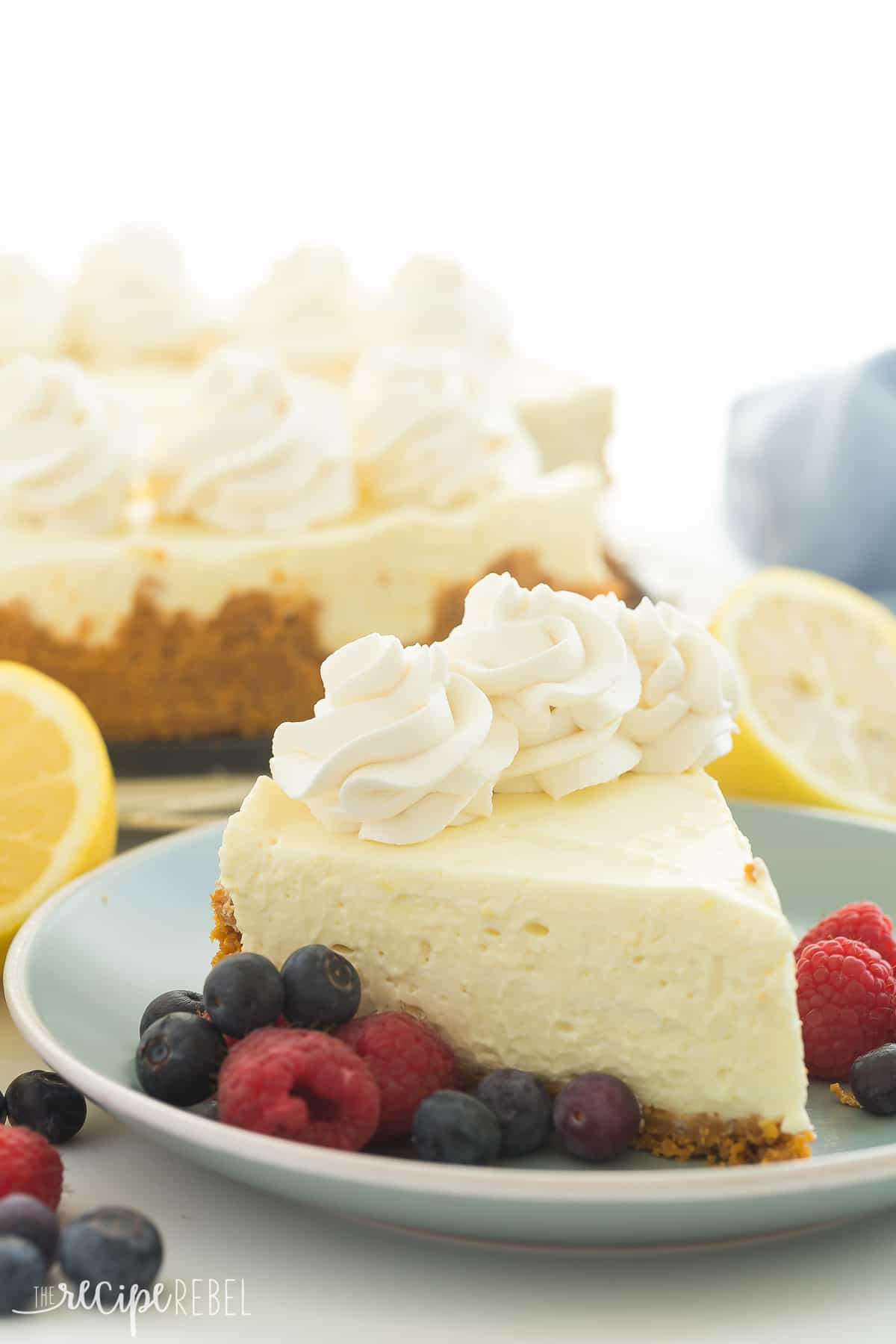 Cheesecake Recipe With Heavy Cream
 Real Deal No Bake Lemon Cheesecake Recipe VIDEO