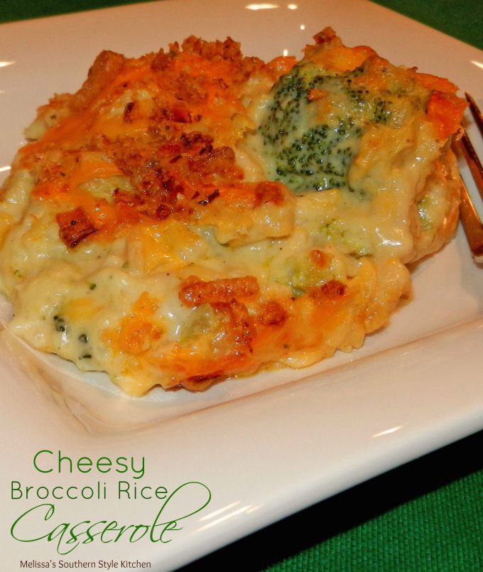 Cheesy Broccoli And Rice Casserole
 Cheesy Broccoli Rice Casserole