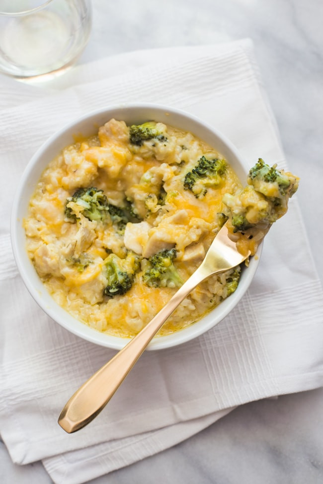 Cheesy Broccoli And Rice Casserole
 Cheesy broccoli chicken brown rice bake The best broccoli