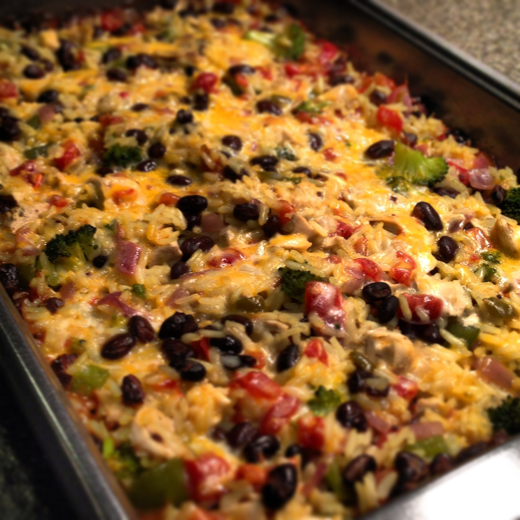 Chicken And Black Beans Casserole
 Baked Chicken Rice and Black Beans Casserole
